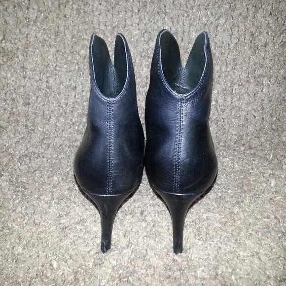 ASH-Booties/Boots-Black Leather-Lined Leather-Stilettos-SZ 37-6.5US-Excellent - Picture 6 of 7
